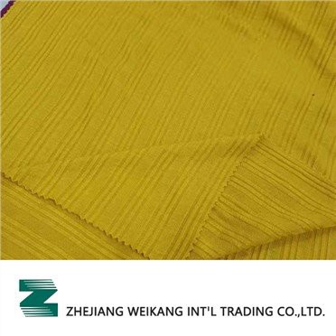 Trikotaj mato Ayollar Yuqori tartibsiz qovurg'a